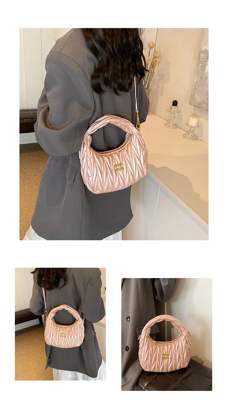 Bolsa feminina transversal couro PU