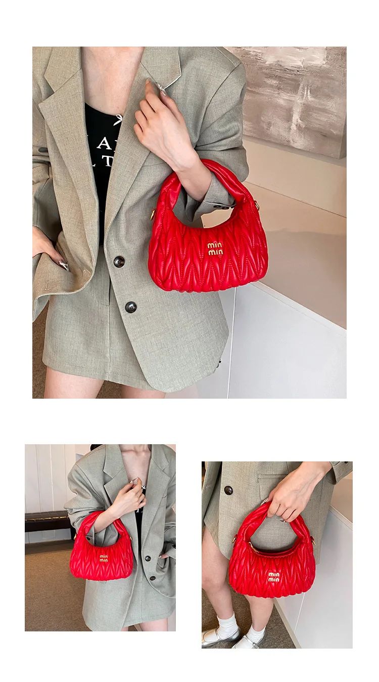 Bolsa feminina transversal couro PU