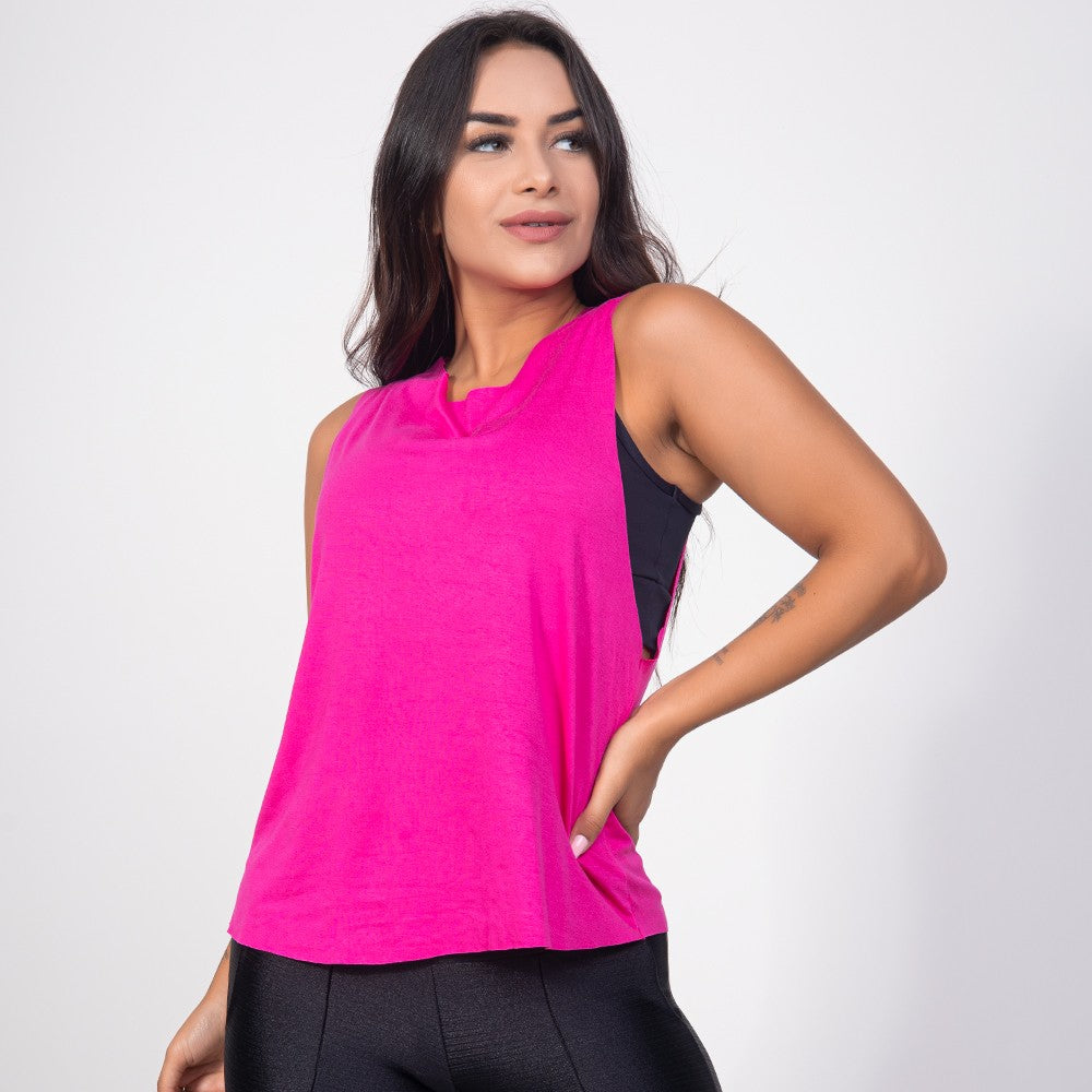 Kit 3 Regatas Feminina Academia Camiseta Fitness Esporte
