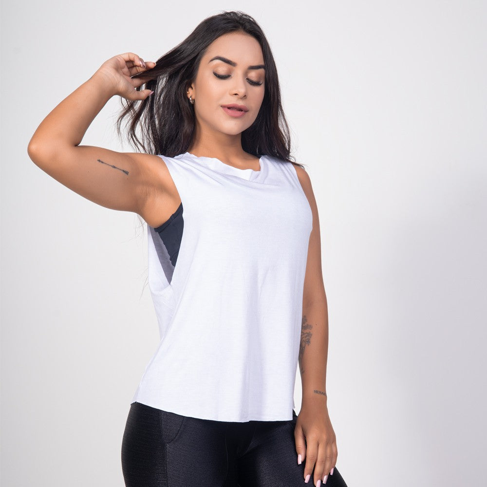 Kit 3 Regatas Feminina Academia Camiseta Fitness Esporte