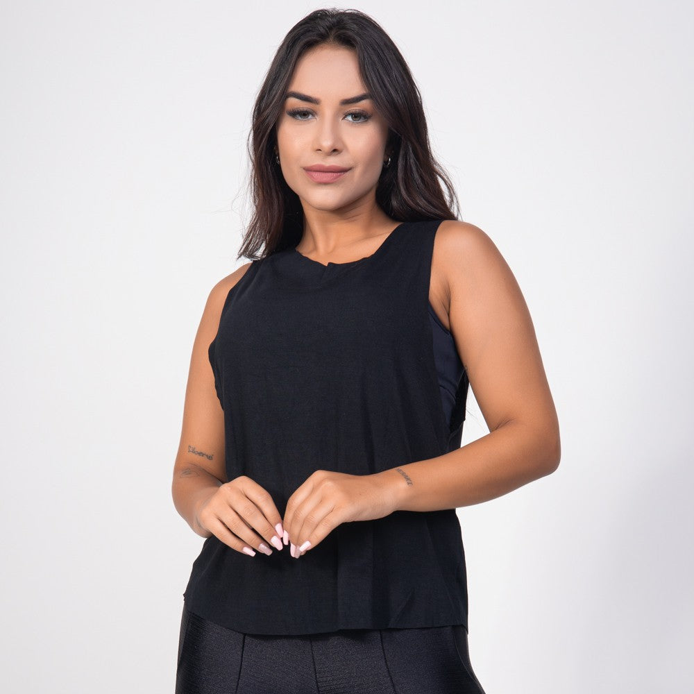 Kit 3 Regatas Feminina Academia Camiseta Fitness Esporte