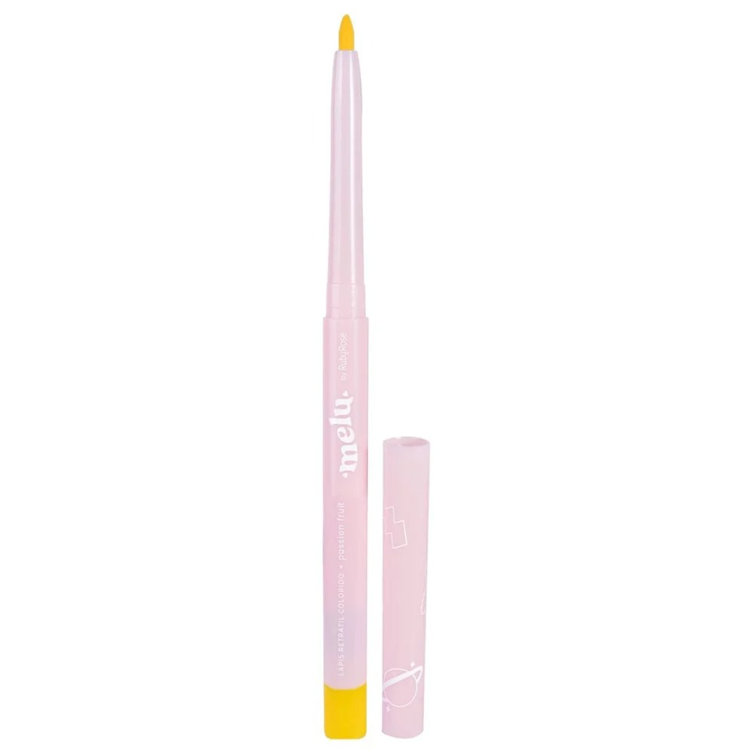 Lápis Retrátil Colorido Melu RR2056 Passion Fruit Amarelo