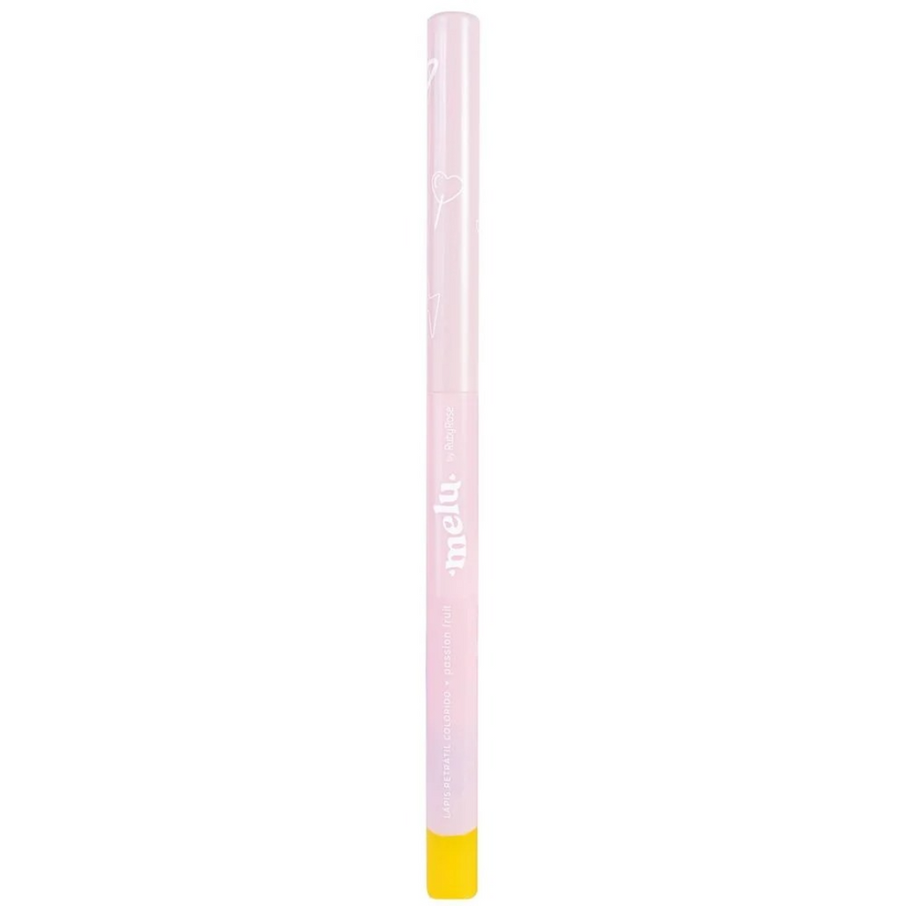 Lápis Retrátil Colorido Melu RR2056 Passion Fruit Amarelo