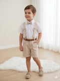 Conjunto Miss Cherry Social Linho Shorts Gustavo Modelo 2